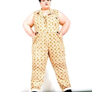 1X WILDFANG BIRD PRINT COVERALL